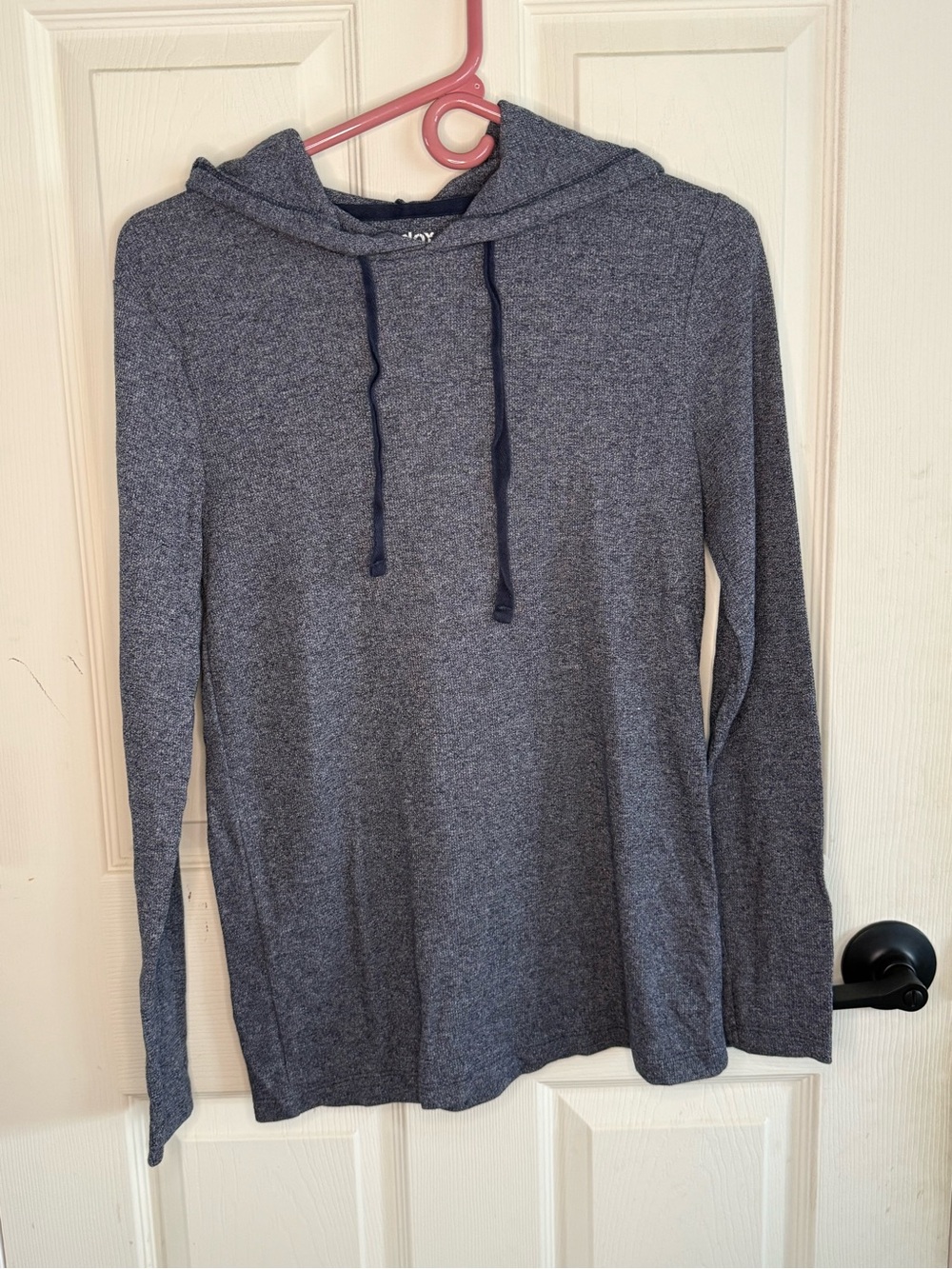 Sunday Heathered Navy Pullover Hoodie
